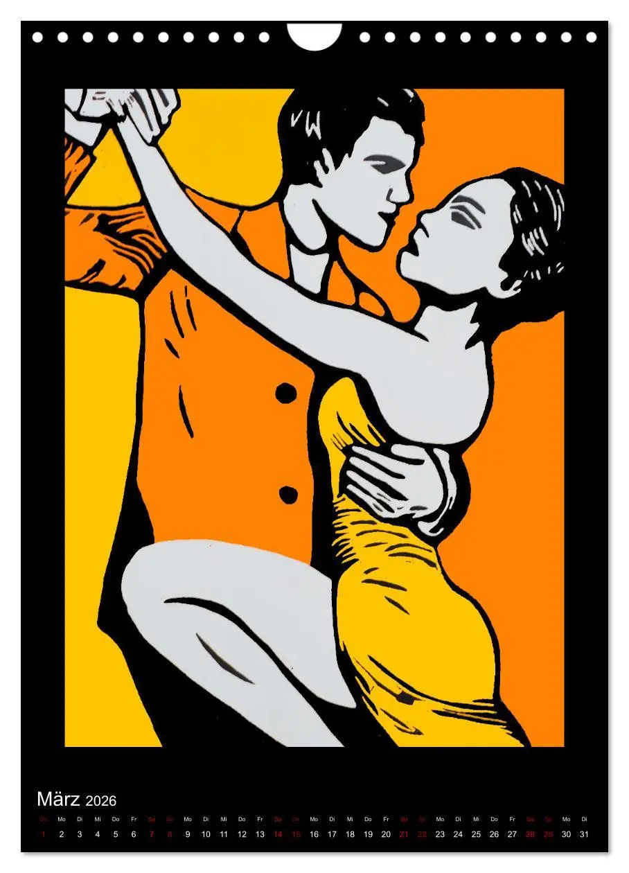 Bild: 9783516354478 | Tango - Momente einer Leidenschaft (Wandkalender 2026 DIN A4 hoch),...