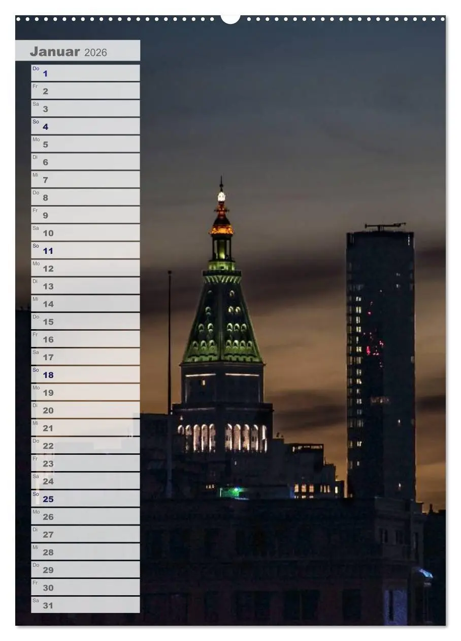 Bild: 9783516424478 | New York - Manhattan (hochwertiger Premium Wandkalender 2026 DIN A2...