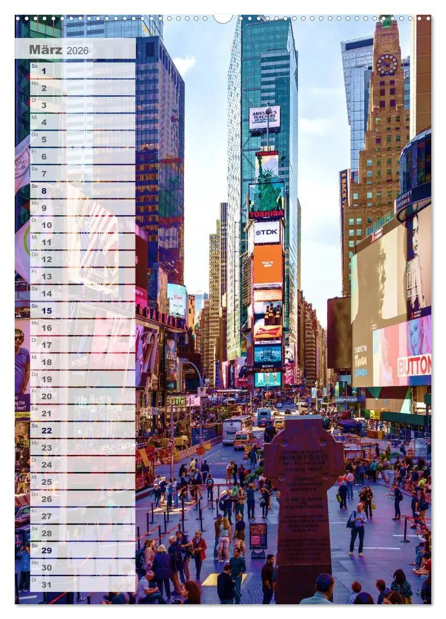 Bild: 9783516424478 | New York - Manhattan (hochwertiger Premium Wandkalender 2026 DIN A2...