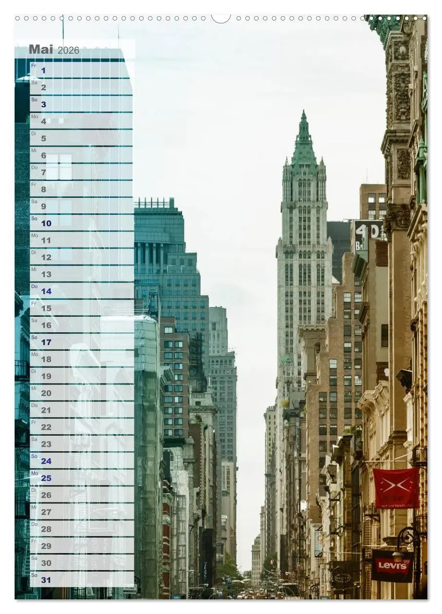 Bild: 9783516424478 | New York - Manhattan (hochwertiger Premium Wandkalender 2026 DIN A2...