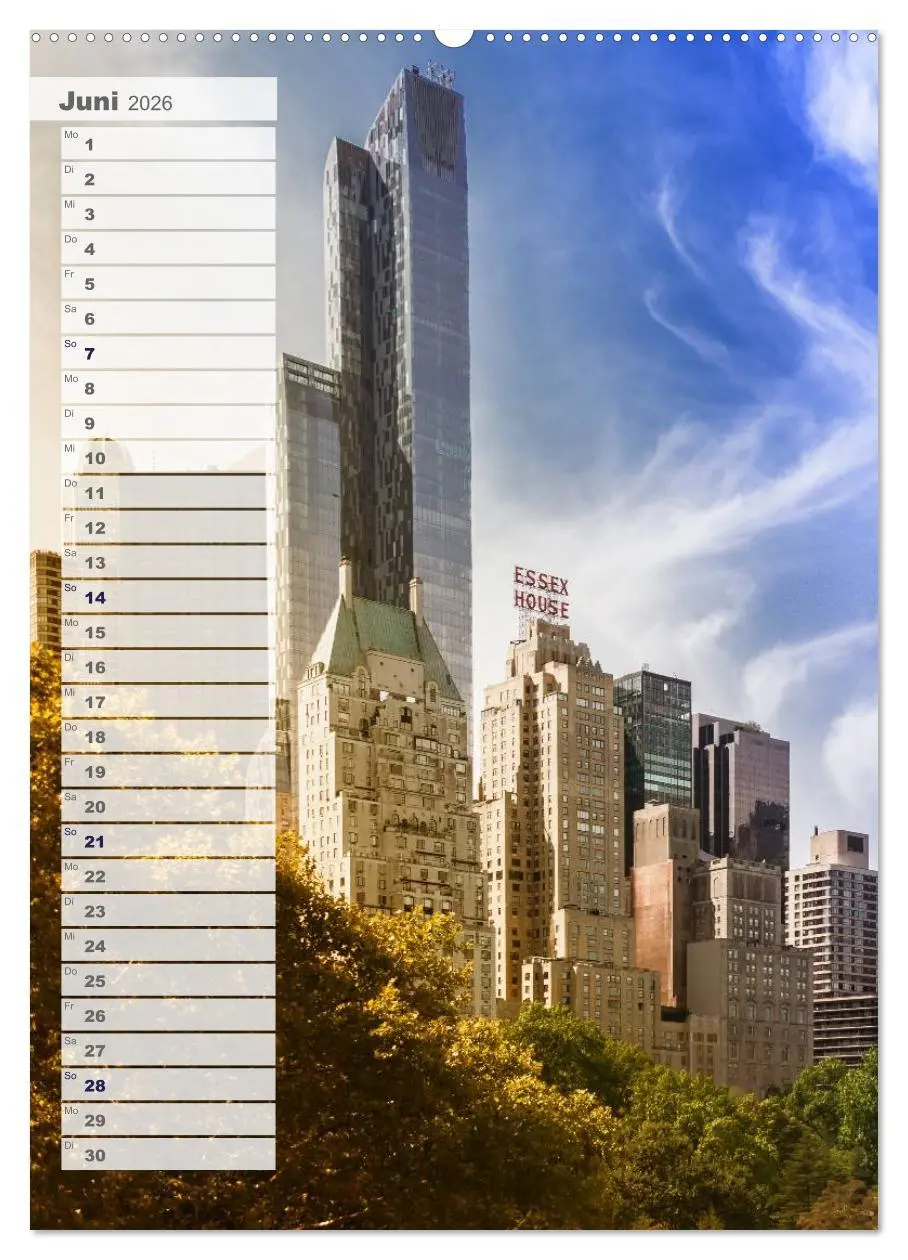 Bild: 9783516424478 | New York - Manhattan (hochwertiger Premium Wandkalender 2026 DIN A2...