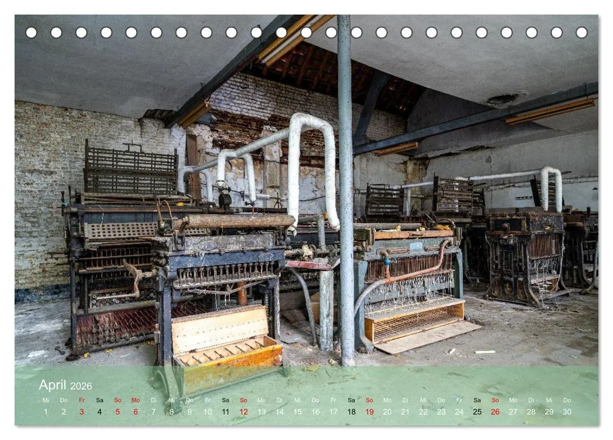 Bild: 9783516664478 | Betrieb eingestellt - Industrieruinen in Europa (Tischkalender 2026...