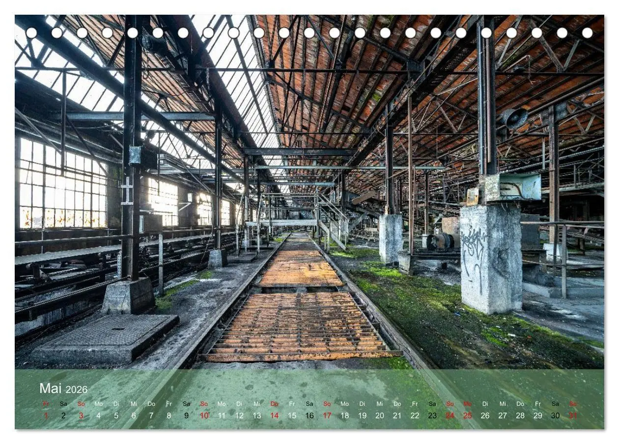Bild: 9783516664478 | Betrieb eingestellt - Industrieruinen in Europa (Tischkalender 2026...