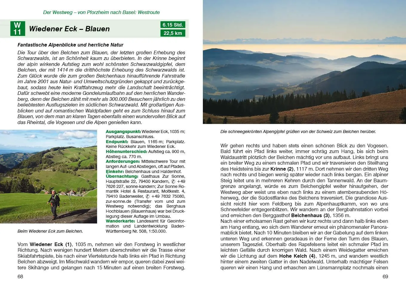 Bild: 9783763314478 | Fernwanderwege Schwarzwald | Martin Kuhnle | Taschenbuch | 200 S.