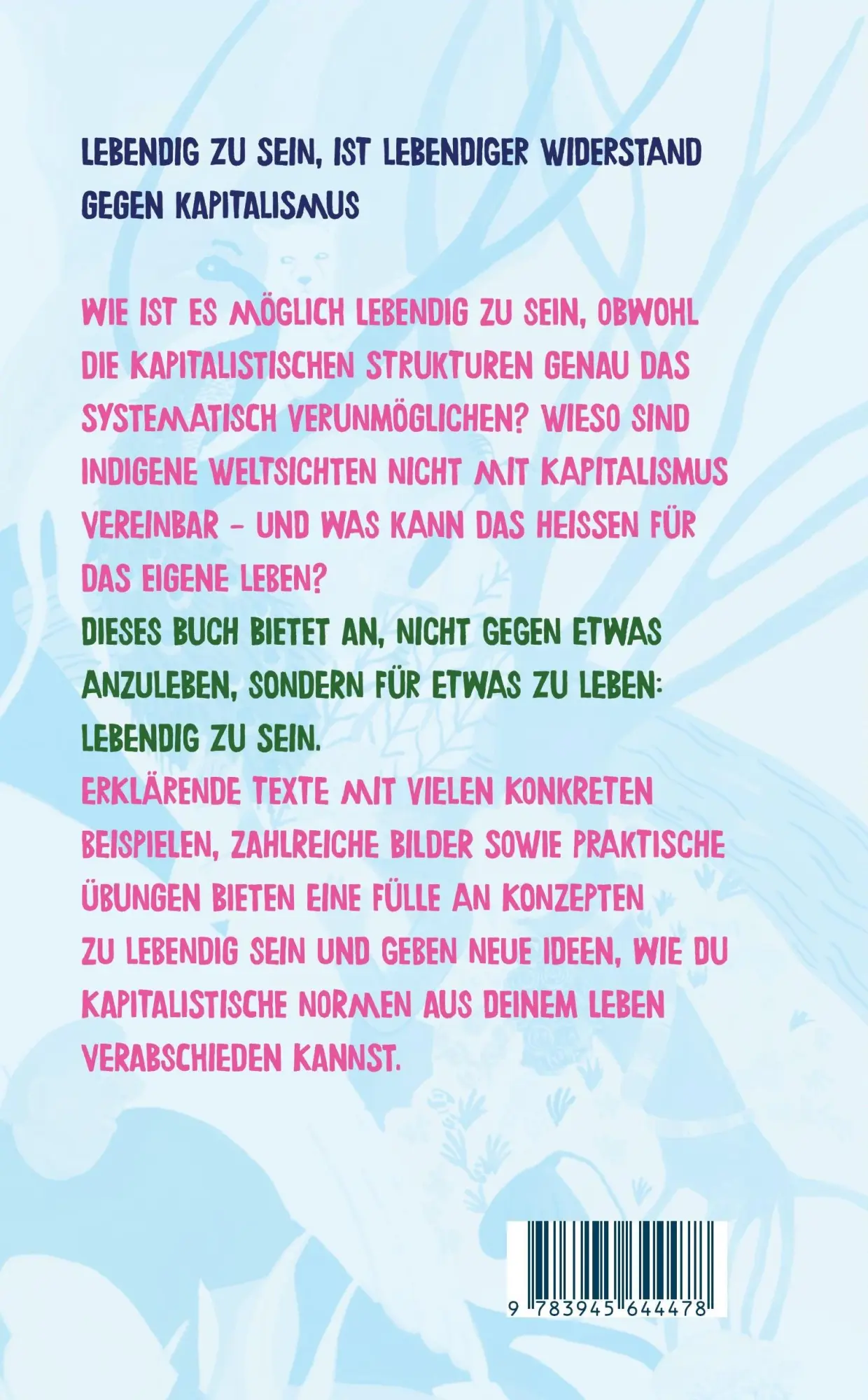 Rückseite: 9783945644478 | Lebendig sein | Kapitalismus die Grundlage entziehen | Hornscheidt