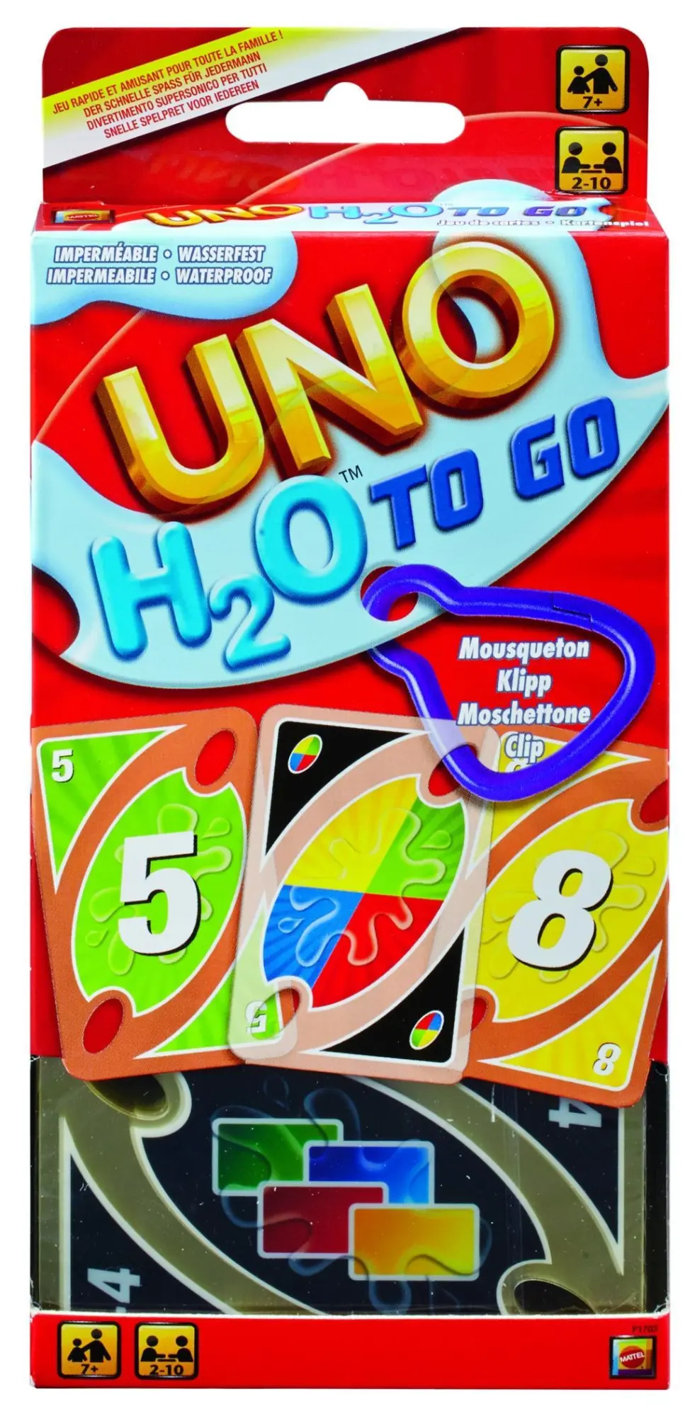 Cover: 27084724578 | UNO H2O to Go | Spiel | Keine Batterien erforderlich | P1703 | Deutsch