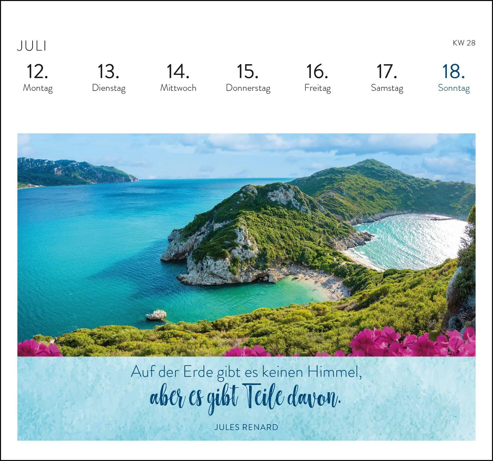Bild: 4036442014578 | Postkartenkalender 2027: Träume vom Meer | Groh Verlag | Kalender