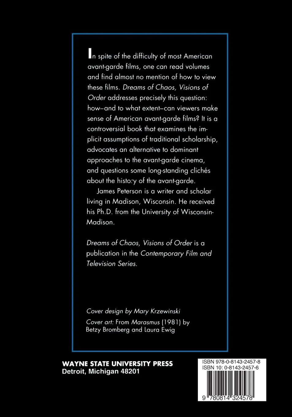 Rückseite: 9780814324578 | Dreams of Chaos | James Peterson | Taschenbuch | Englisch | 2000