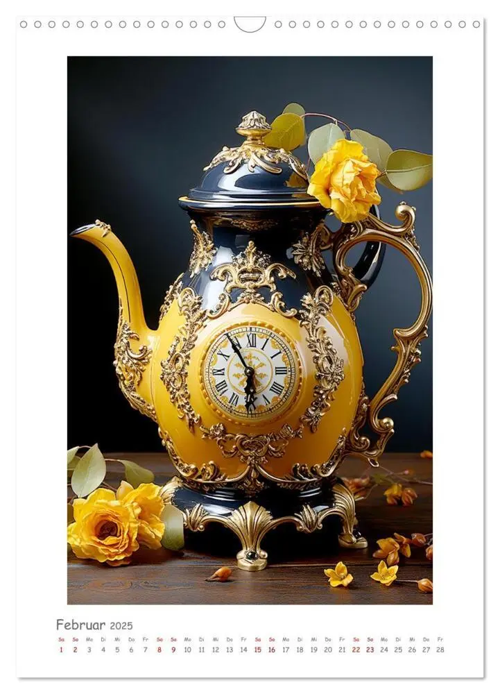 Bild: 9783435854578 | Nostalgische Kaffeekannen (Wandkalender 2025 DIN A3 hoch), CALVENDO...