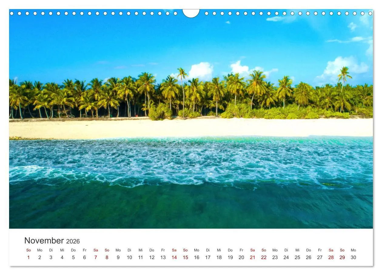 Bild: 9783457564578 | Malediven - Weiße Strände und Türkises Meer. (Wandkalender 2026 DIN...