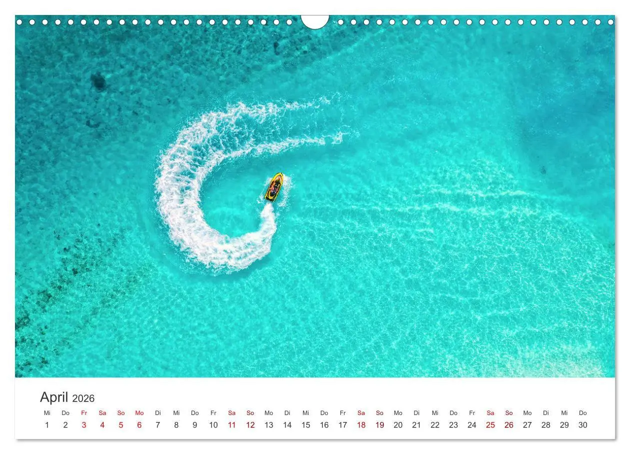 Bild: 9783457564578 | Malediven - Weiße Strände und Türkises Meer. (Wandkalender 2026 DIN...
