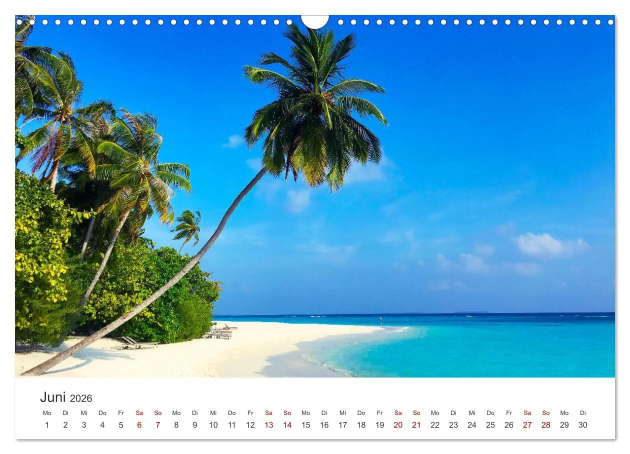 Bild: 9783457564578 | Malediven - Weiße Strände und Türkises Meer. (Wandkalender 2026 DIN...