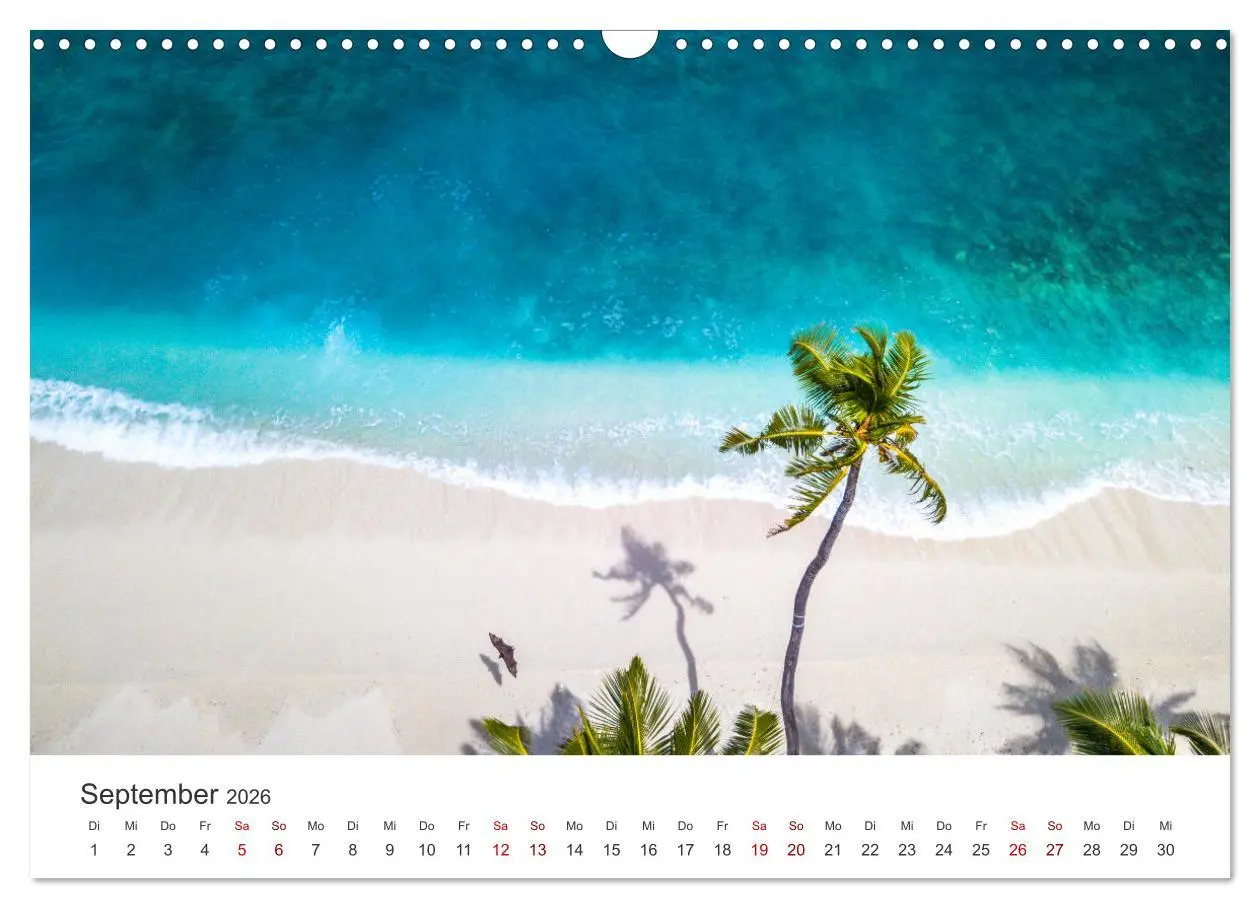 Bild: 9783457564578 | Malediven - Weiße Strände und Türkises Meer. (Wandkalender 2026 DIN...