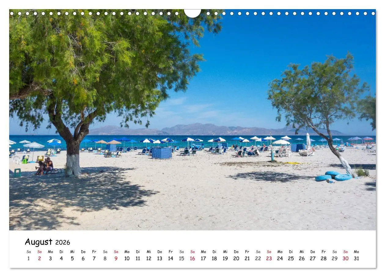 Bild: 9783457634578 | Strände der Insel Kos (Wandkalender 2026 DIN A3 quer), CALVENDO...