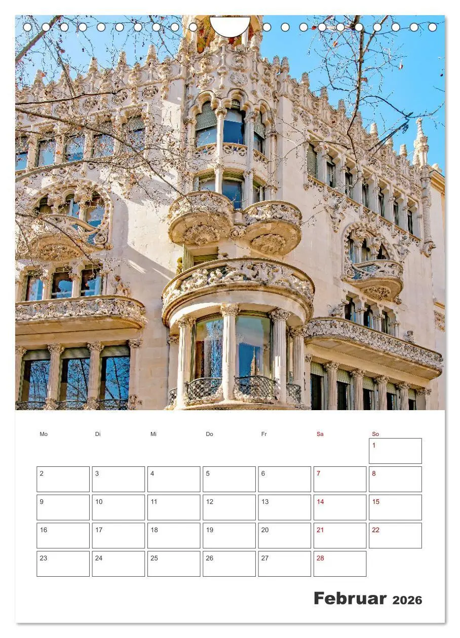 Bild: 9783516344578 | Barcelona - Urlaubsplaner (Wandkalender 2026 DIN A4 hoch), CALVENDO...