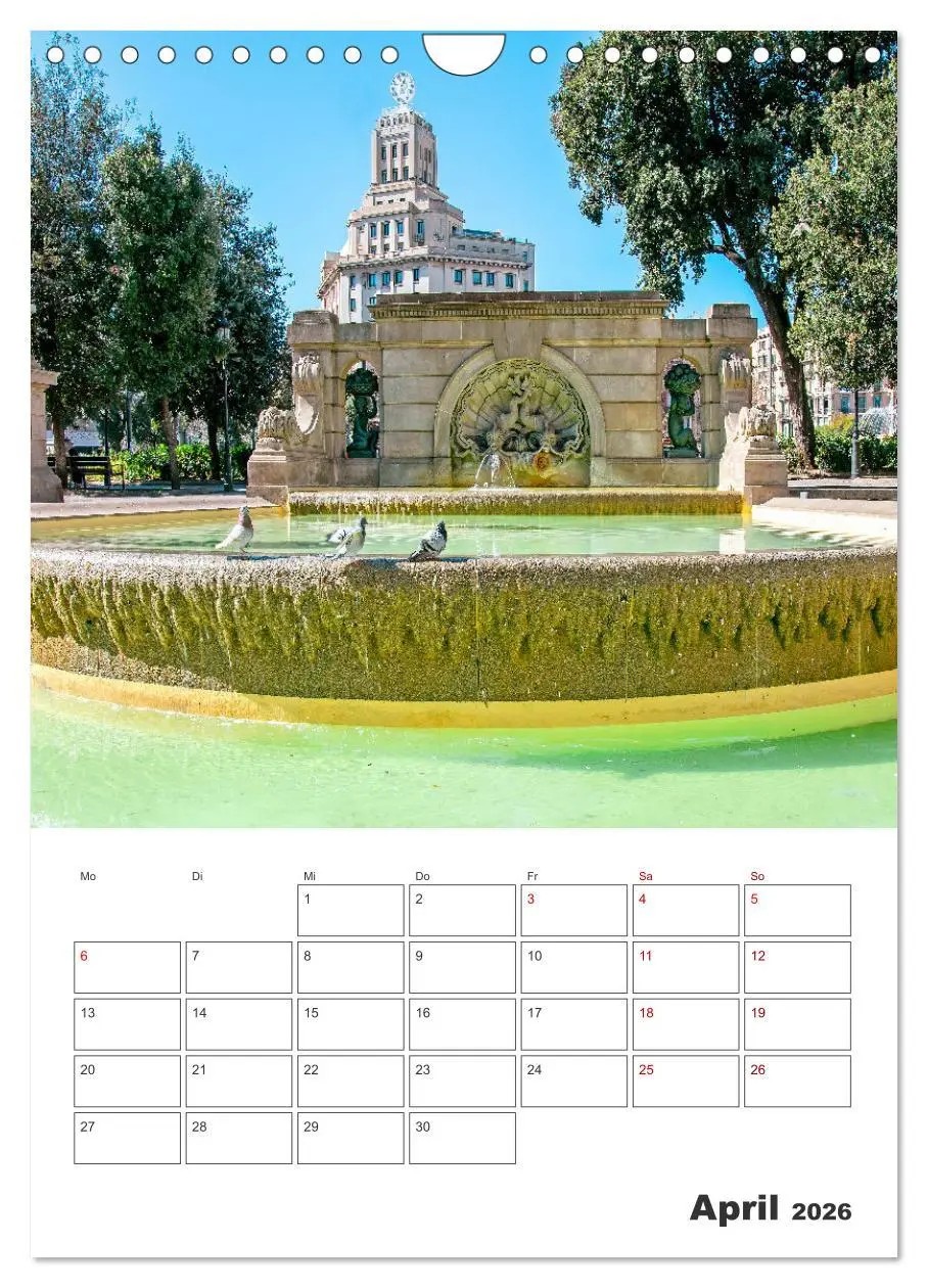 Bild: 9783516344578 | Barcelona - Urlaubsplaner (Wandkalender 2026 DIN A4 hoch), CALVENDO...