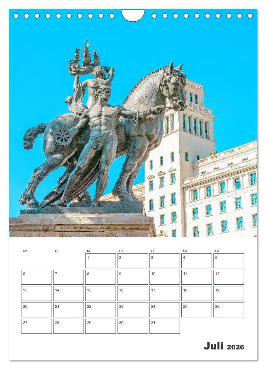 Bild: 9783516344578 | Barcelona - Urlaubsplaner (Wandkalender 2026 DIN A4 hoch), CALVENDO...