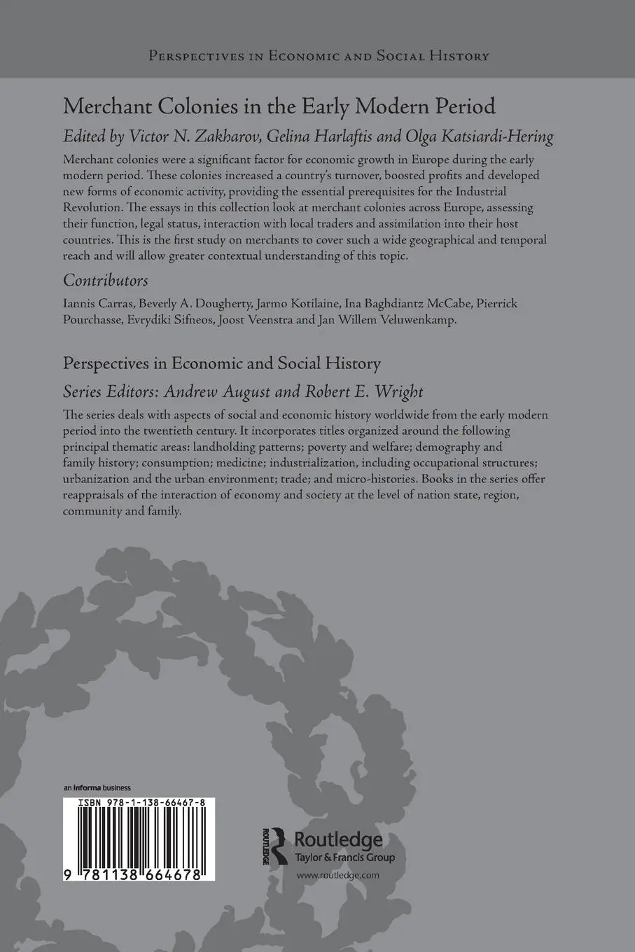 Rückseite: 9781138664678 | Merchant Colonies in the Early Modern Period | Zakharov (u. a.) | Buch