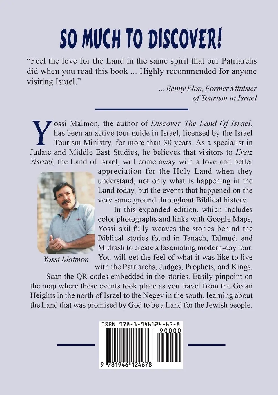 Rückseite: 9781946124678 | Discover The Land Of Israel | Yossi Maimon | Taschenbuch | Englisch