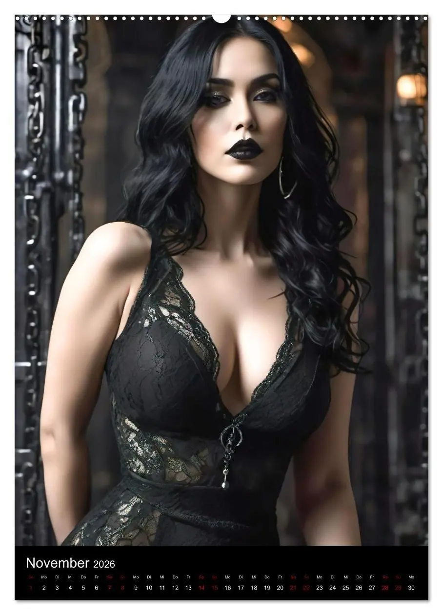 Bild: 9783516264678 | Wunderschöne Gothic Divas (hochwertiger Premium Wandkalender 2026...