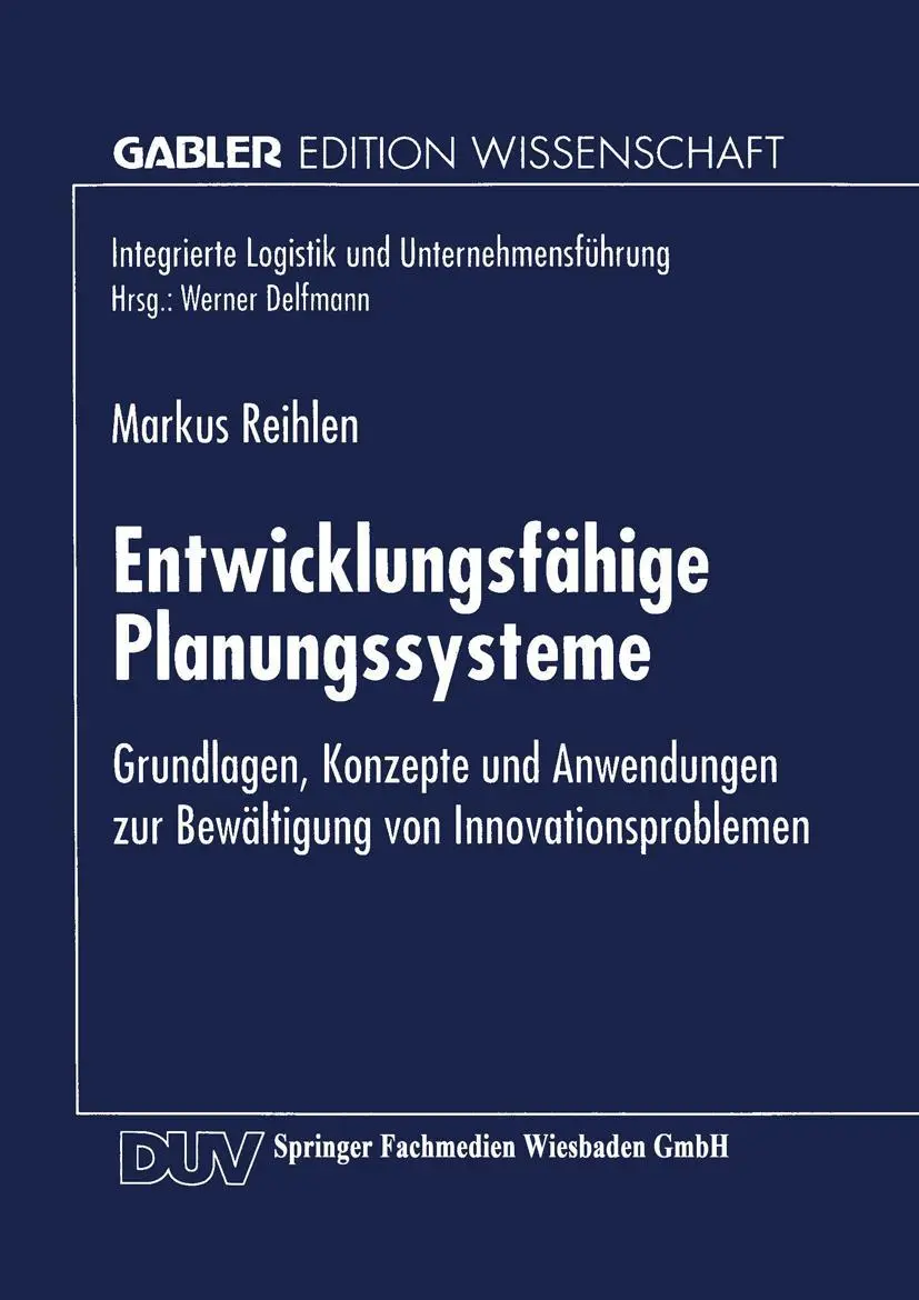 Cover: 9783824464678 | Entwicklungsfähige Planungssysteme | Markus Reihlen | Taschenbuch | xx