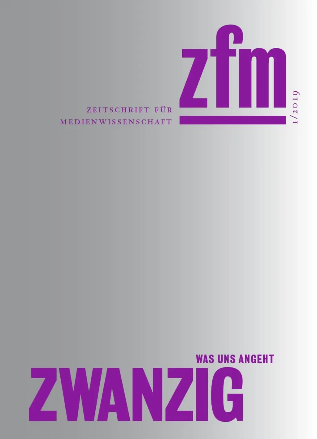 Cover: 9783837644678 | Zeitschrift für Medienwissenschaft 20 | Medienwissenschaft | Buch