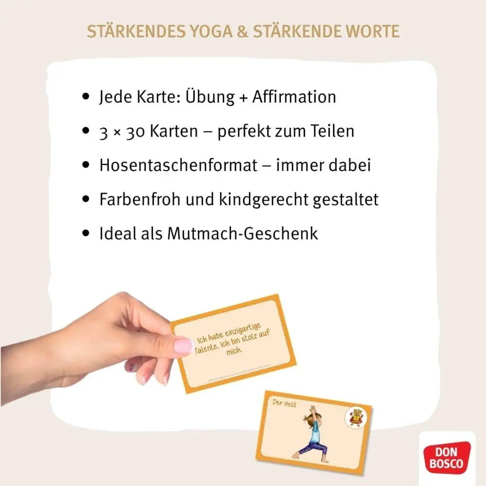 Bild: 4260694924778 | Kinderyoga-Affirmationen. 3 x 30 starke Botschaften für kleine Yogis