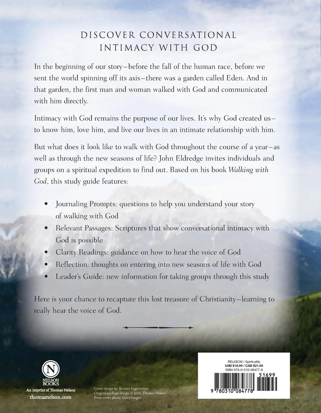 Rückseite: 9780310084778 | Walking with God Study Guide Expanded Edition Softcover | Eldredge
