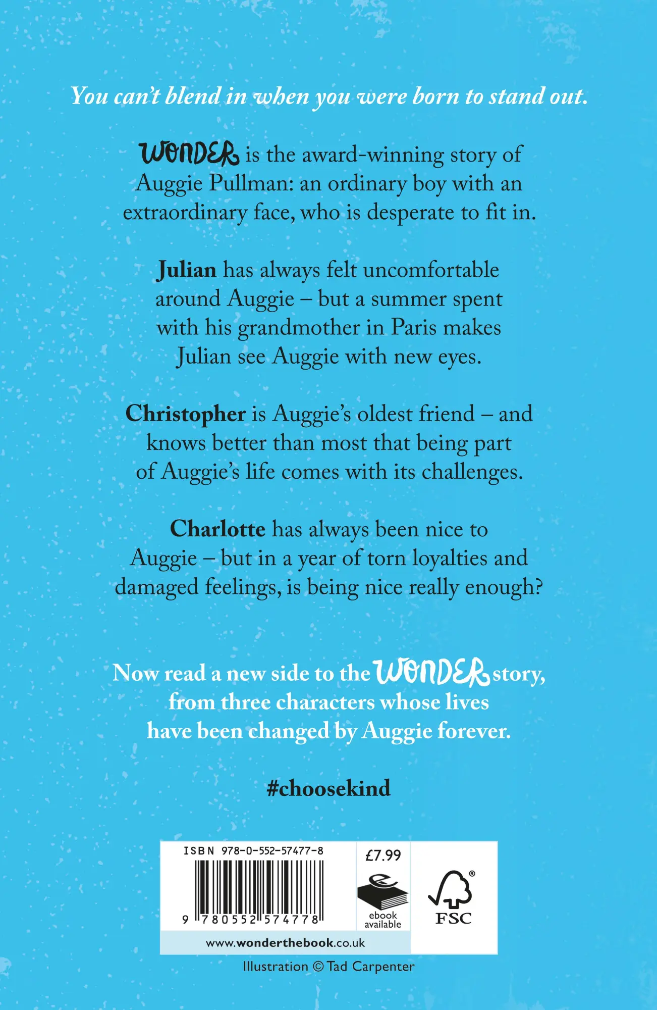 Rückseite: 9780552574778 | Auggie &amp; Me: Three Wonder Stories | R. J. Palacio | Taschenbuch | 2015