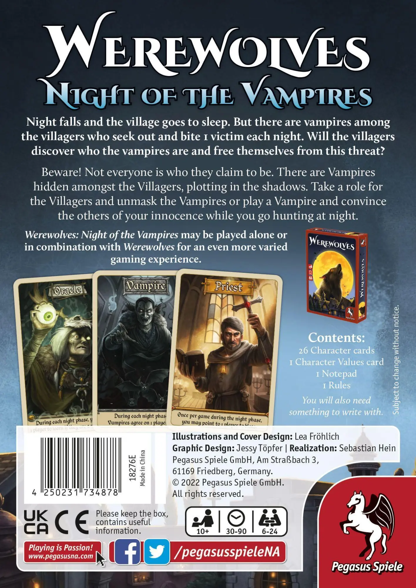 Bild: 4250231734878 | Werewolves - Night of the Vampires (English Edition) | Spiel | 18276E