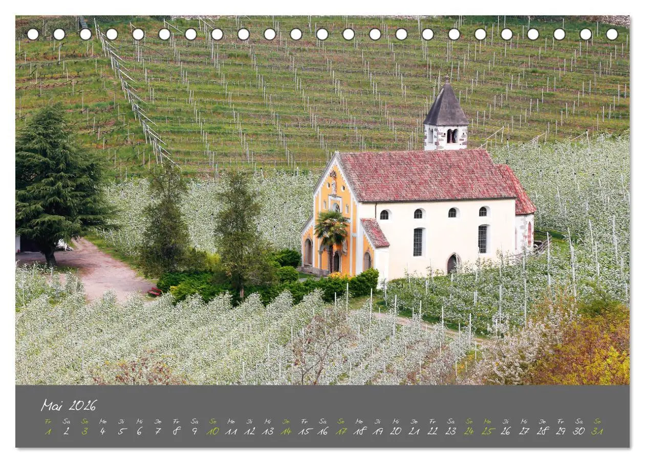 Bild: 9783457774878 | Romantisches Südtirol (Tischkalender 2026 DIN A5 quer), CALVENDO...