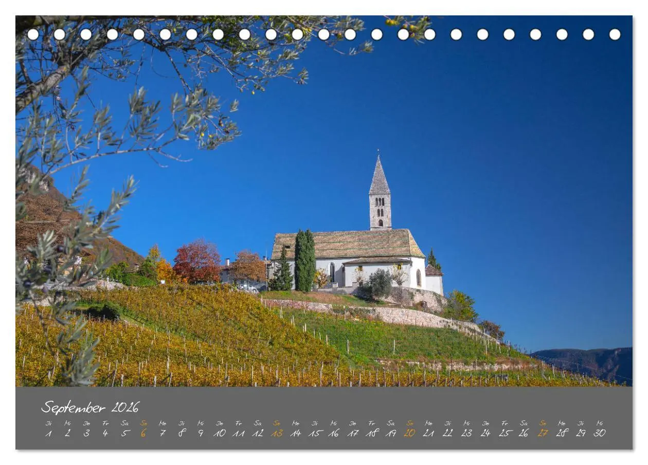 Bild: 9783457774878 | Romantisches Südtirol (Tischkalender 2026 DIN A5 quer), CALVENDO...