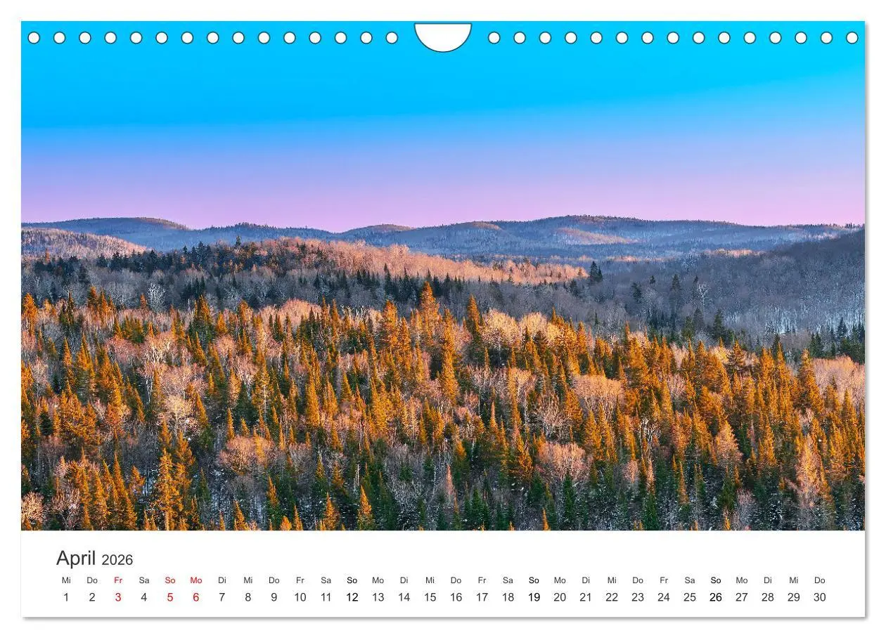 Bild: 9783457914878 | Kanadas Wunder (Wandkalender 2026 DIN A4 quer), CALVENDO...