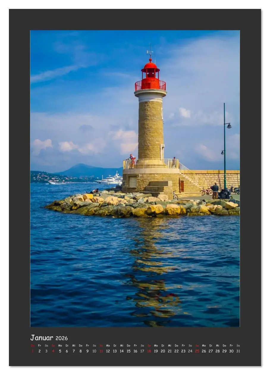 Bild: 9783516484878 | Saint Tropez (Wandkalender 2026 DIN A4 hoch), CALVENDO Monatskalender