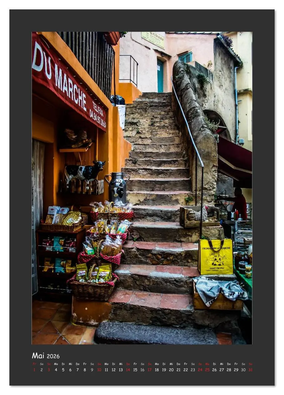 Bild: 9783516484878 | Saint Tropez (Wandkalender 2026 DIN A4 hoch), CALVENDO Monatskalender