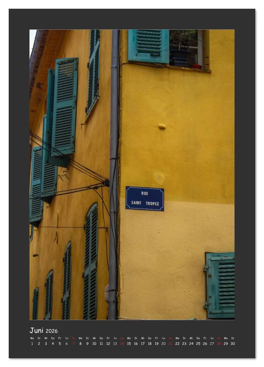 Bild: 9783516484878 | Saint Tropez (Wandkalender 2026 DIN A4 hoch), CALVENDO Monatskalender