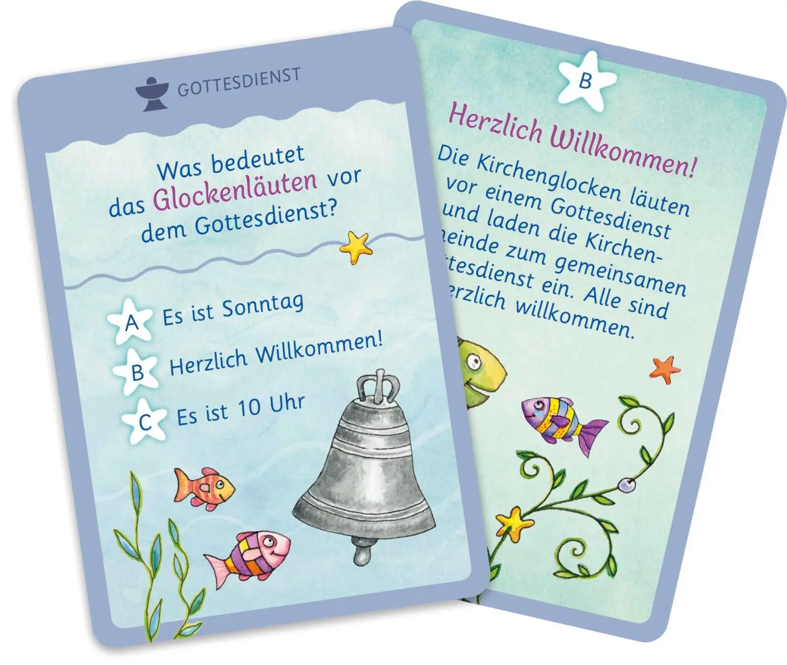 Bild: 4260308344978 | Der Wunschfisch. 50 x Spiel- und Rätselspaß zur Erstkommunion | Verlag