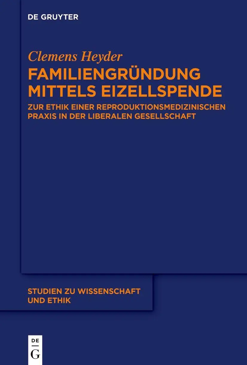 Cover: 9783112214978 | Familiengründung mittels Eizellspende | Clemens Heyder | Taschenbuch