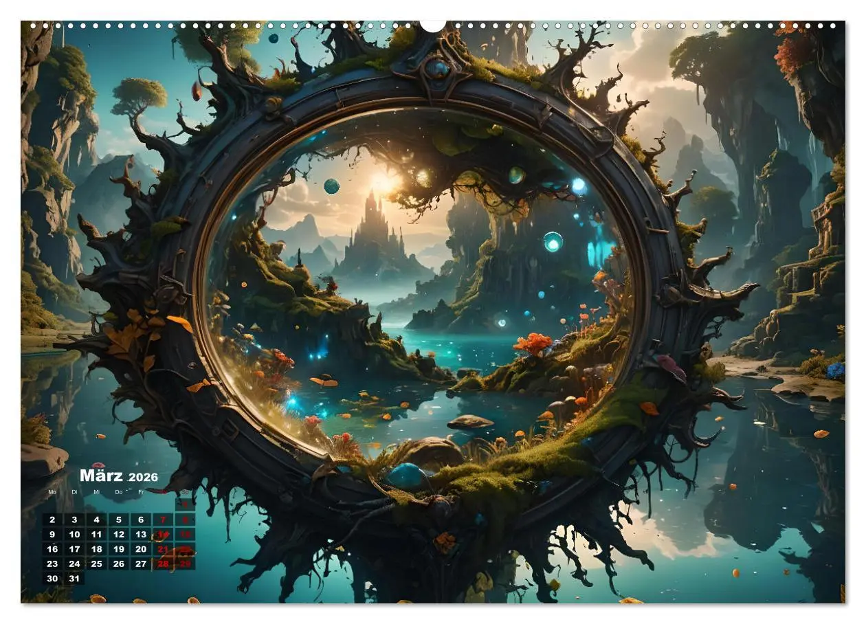 Bild: 9783457384978 | Portale in fremde Welten - Mystische Pforten (Wandkalender 2026 DIN...