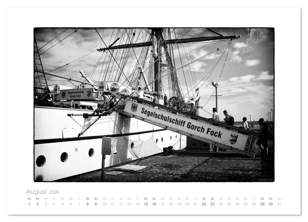 Bild: 9783516094978 | Gorch Fock - zeitlose Eindrücke (Wandkalender 2026 DIN A3 quer),...