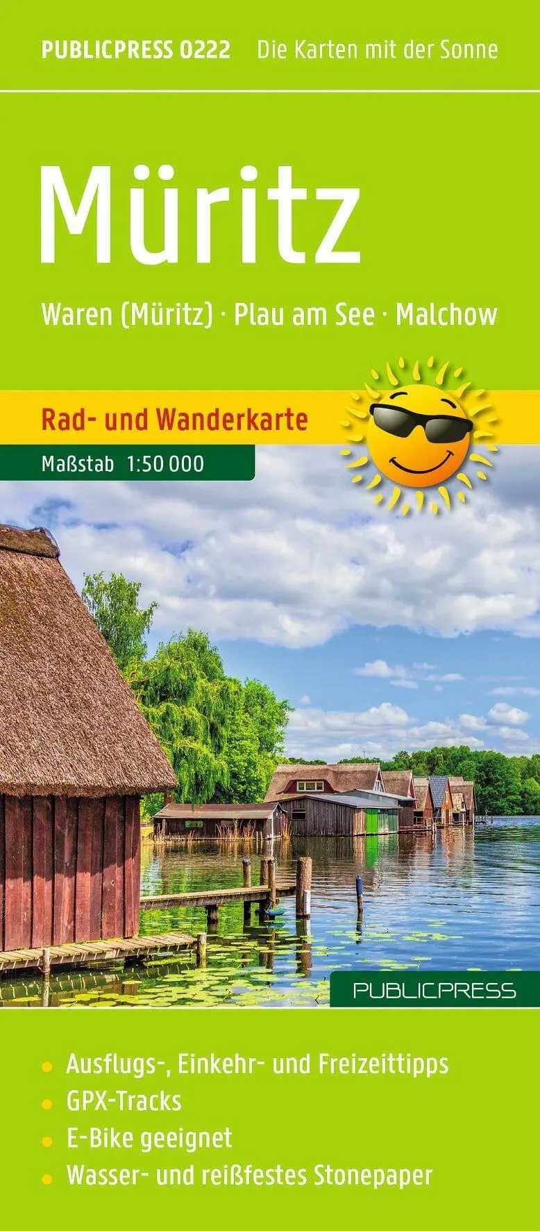 Cover: 9783707924978 | Müritz, Rad- und Wanderkarte 1:50.000, Publicpress | Freytag &amp; Berndt