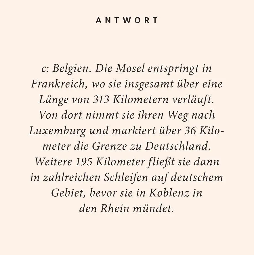 Bild: 9783899784978 | Mosel-Quiz | 100 Fragen und Antworten | Stephanie Zang | Taschenbuch