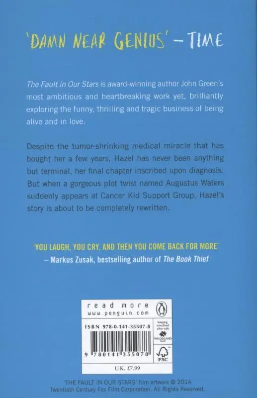 Rückseite: 9780141355078 | The Fault in Our Stars. Movie Tie-In | John Green | Taschenbuch | 2014