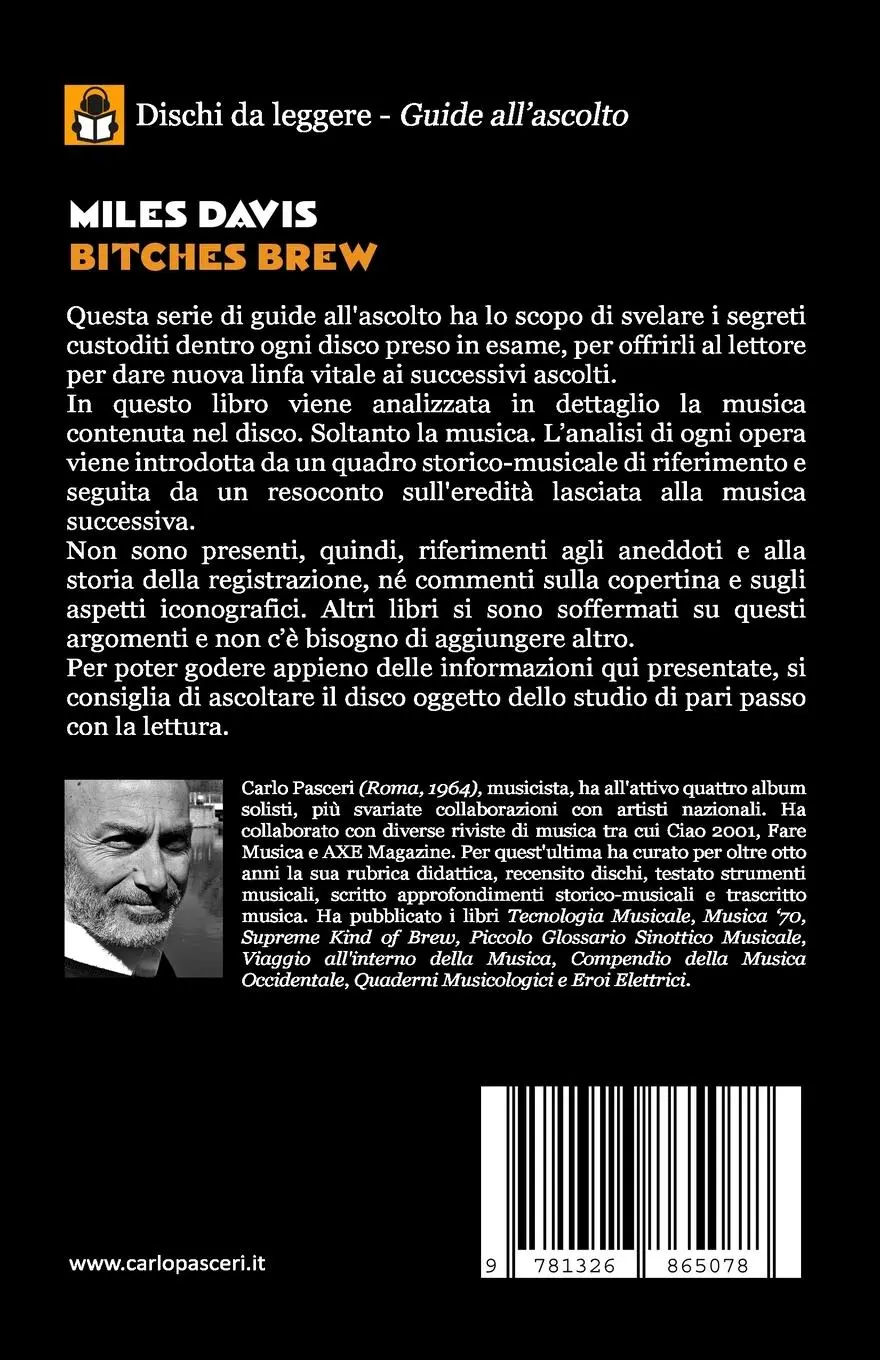Rückseite: 9781326865078 | Miles Davis - Bitches Brew (Dischi da leggere) | Carlo Pasceri | Buch