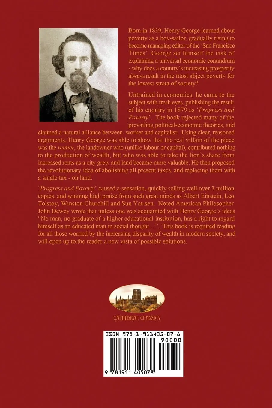 Rückseite: 9781911405078 | Progress and Poverty | Henry George | Taschenbuch | Englisch | 2016