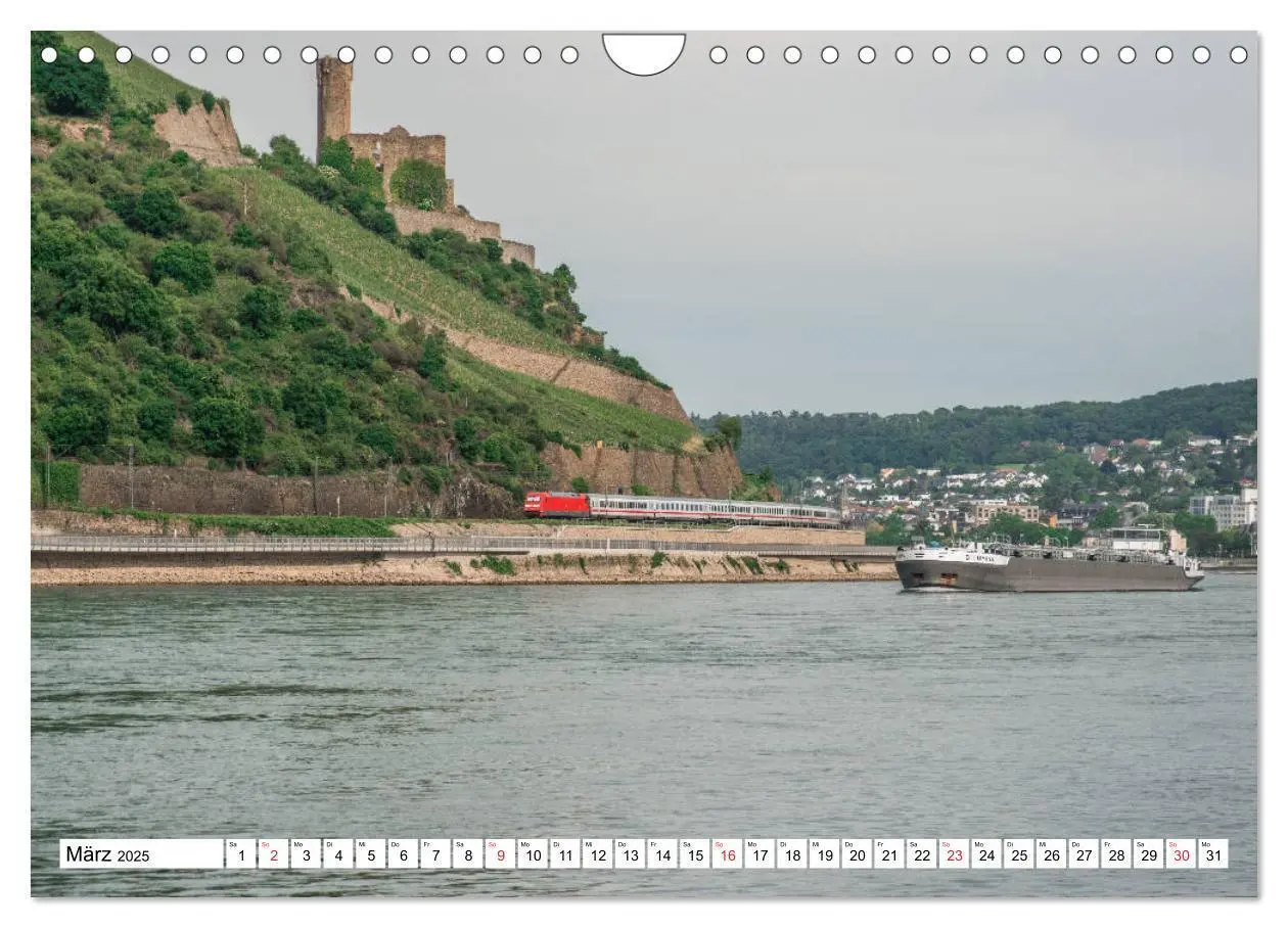Bild: 9783435705078 | Eisenbahn an Rhein und Mosel 2025 (Wandkalender 2025 DIN A4 quer),...