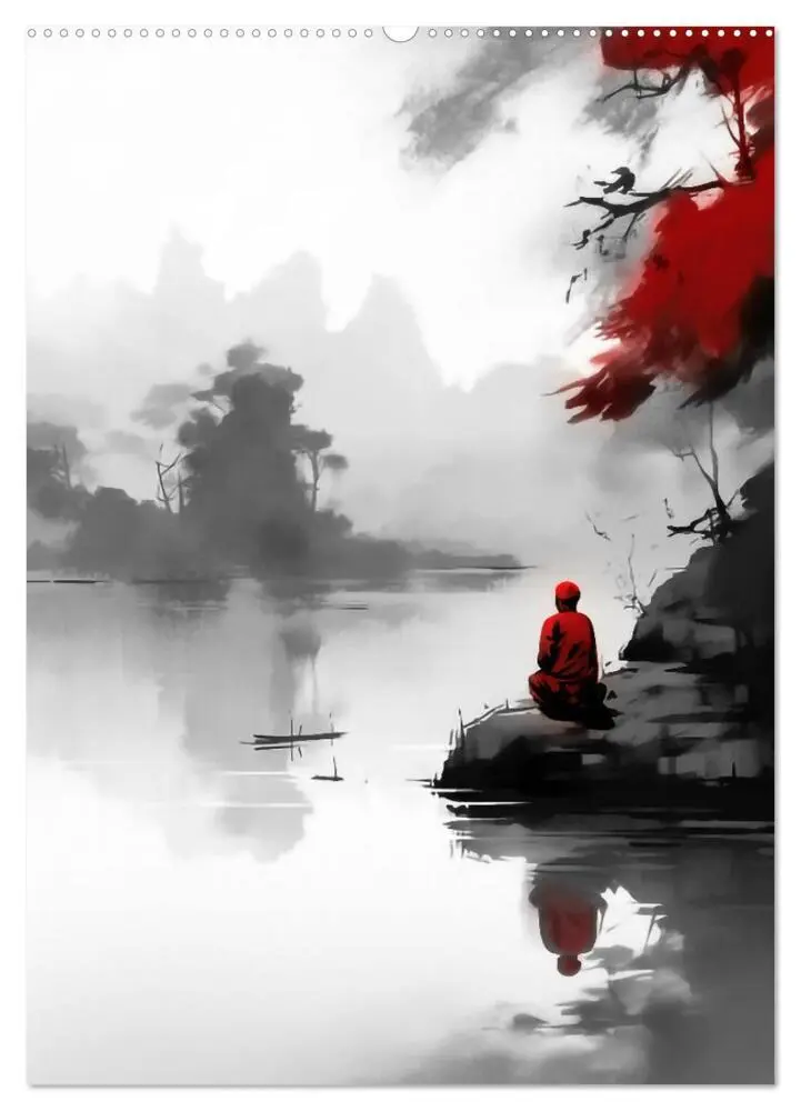 Bild: 9783435875078 | Ruhe im Zen (Wandkalender 2025 DIN A2 hoch), CALVENDO Monatskalender