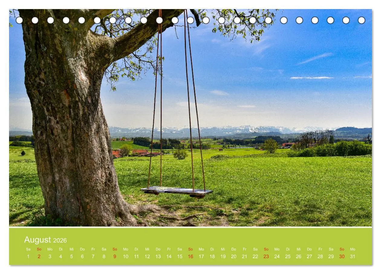 Bild: 9783457275078 | Wo das Allgäu am schönsten ist (Tischkalender 2026 DIN A5 quer),...