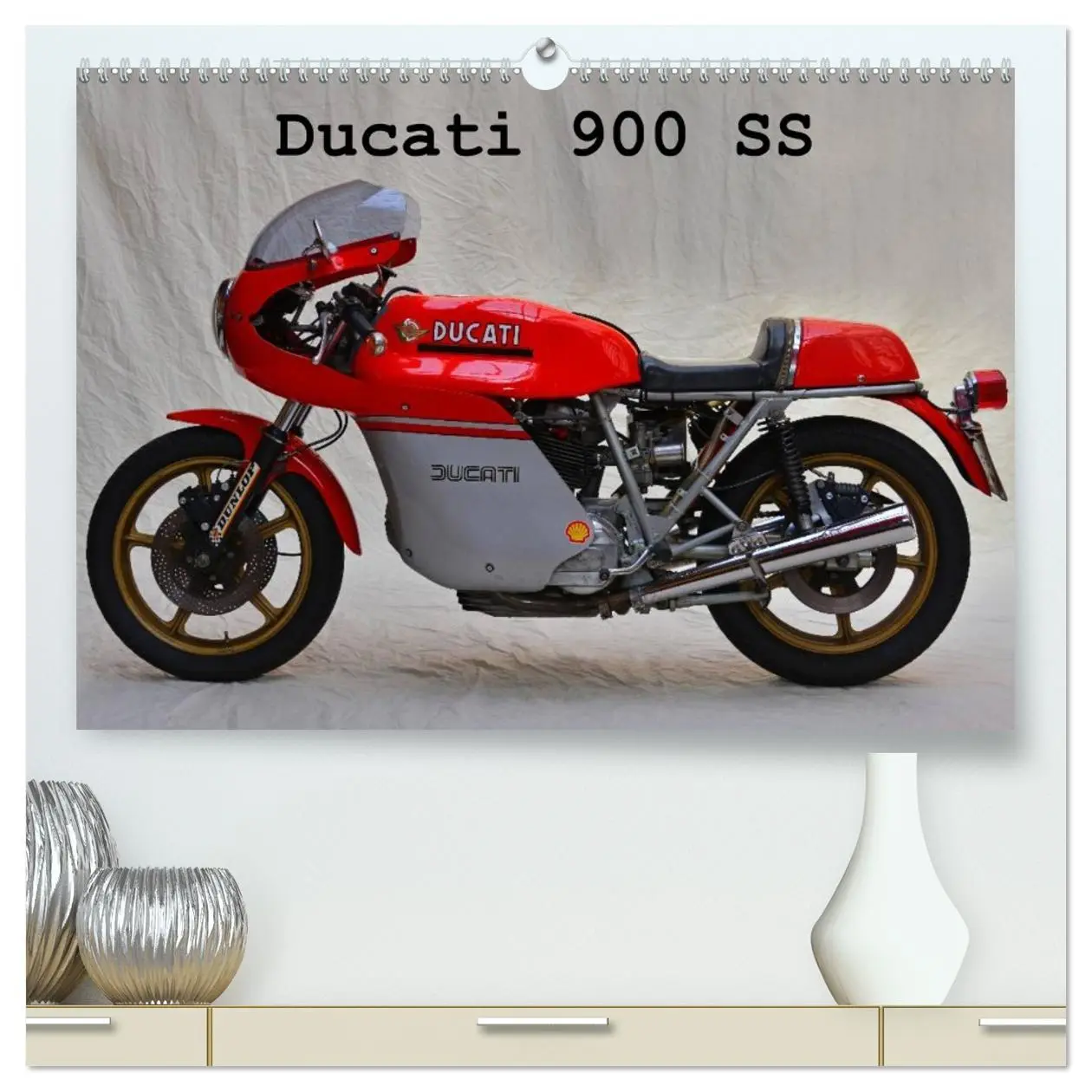 Cover: 9783516125078 | Ducati 900 SS (hochwertiger Premium Wandkalender 2026 DIN A2 quer),...