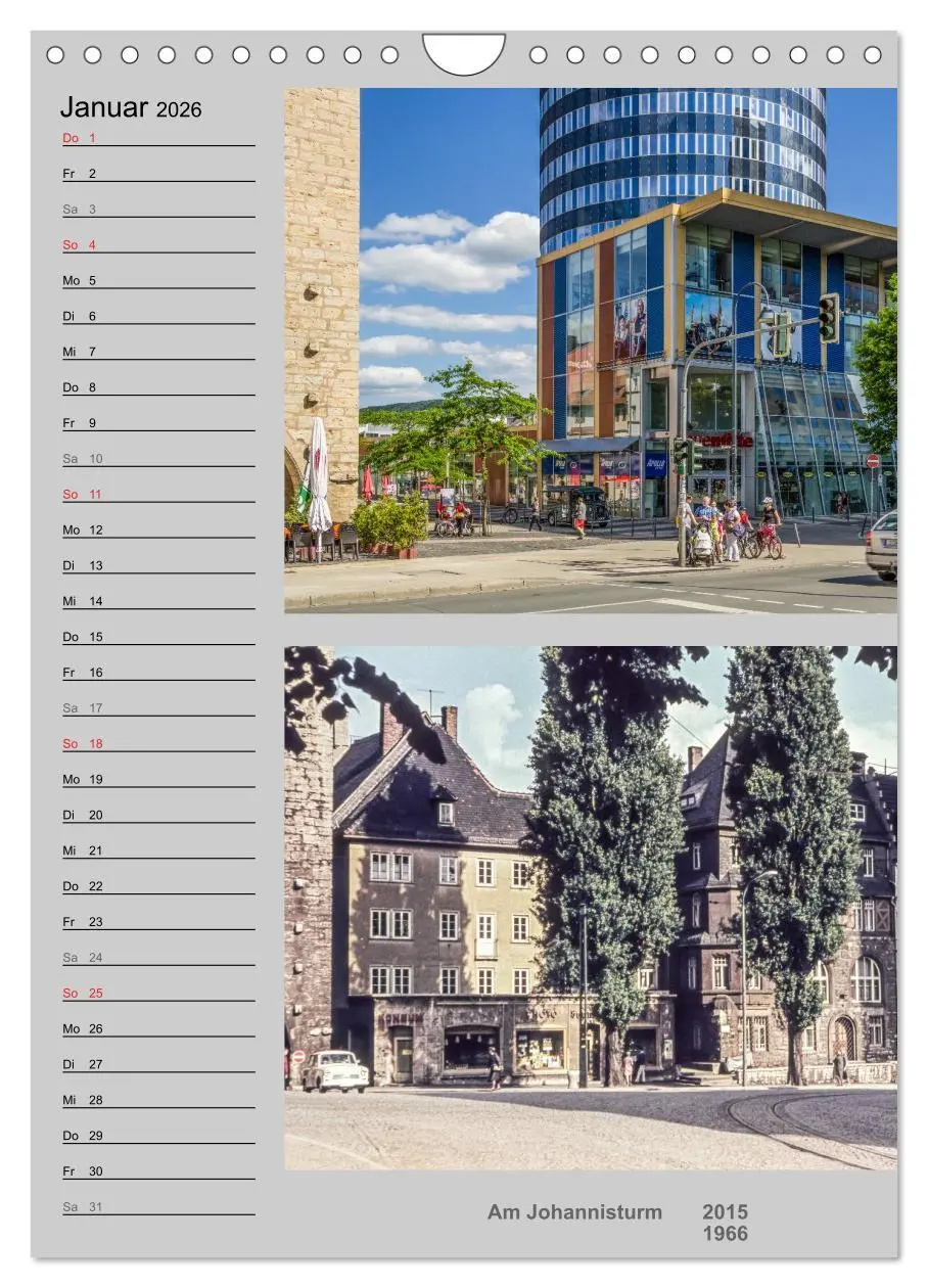 Bild: 9783516435078 | Jena im Wandel (Wandkalender 2026 DIN A4 hoch), CALVENDO...